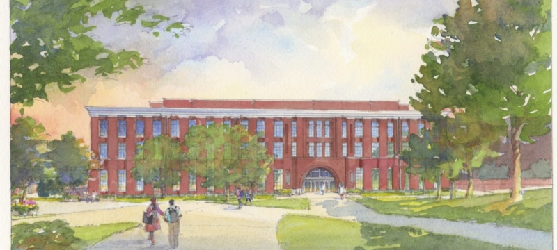 rendering of a new building