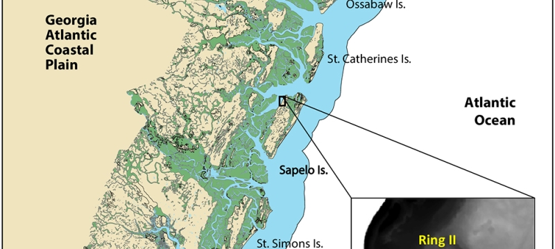 map graphic of Eastern US coastline with two inserts