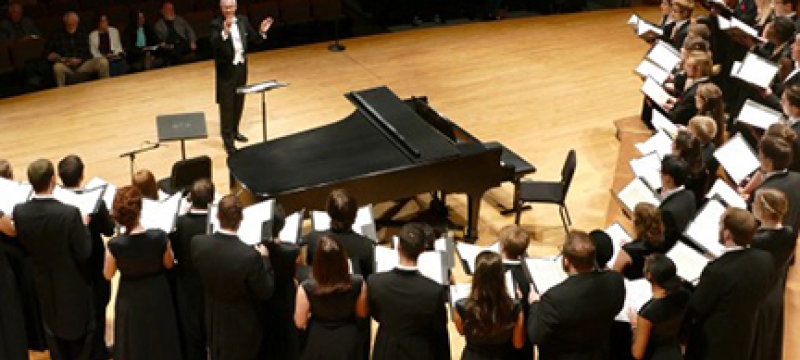 photo of vocal ensemble on stage