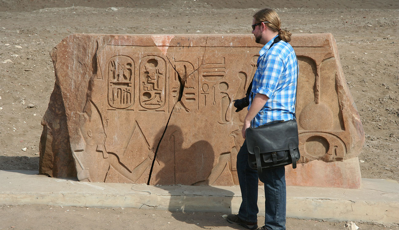 Christian Langer in Egypt