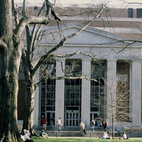 exterior of main library