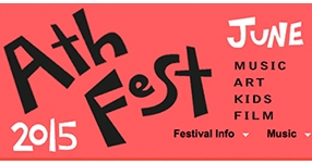 athfest graphic, red