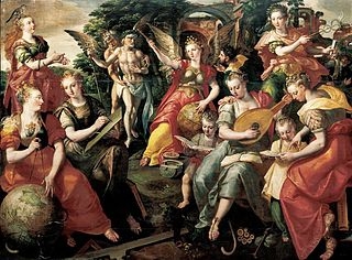 the seven liberal arts painting