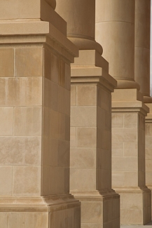 library columns pediments