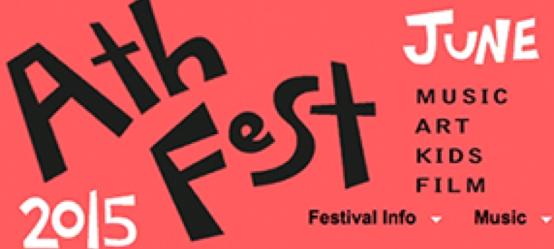 athfest graphic, red
