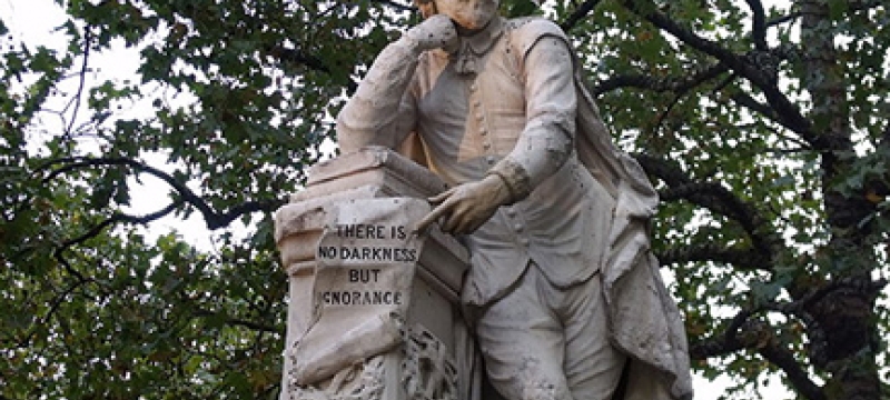 statue of the Bard