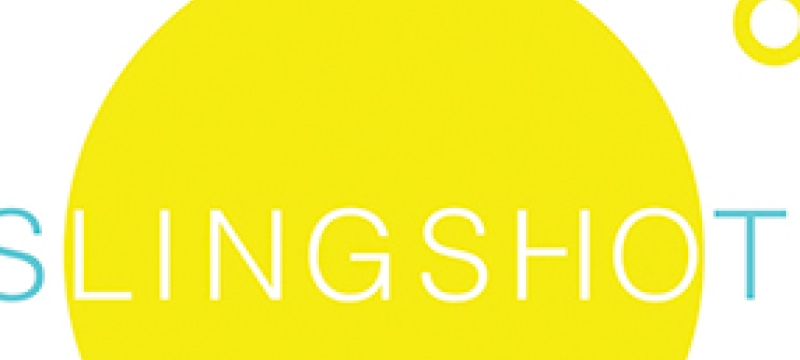 yellow logo with words