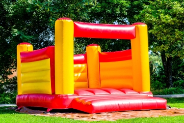 photo of bounce house, day