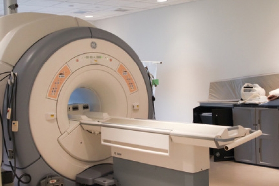 MRI machine in a lab
