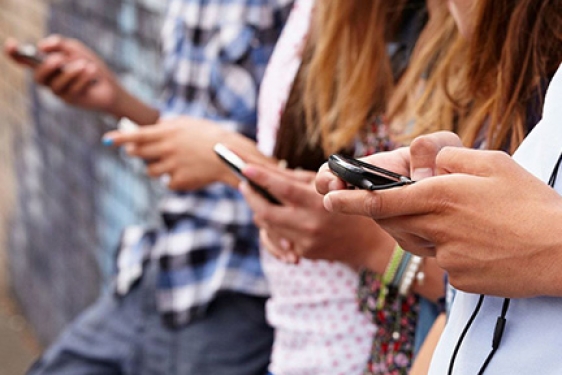 cropped photo of people using smart phones